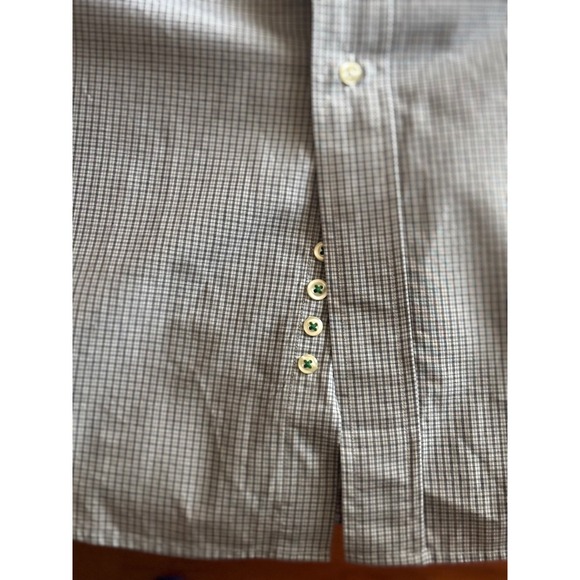 Tommy Hilfiger Big‎ Mens Button Down Shirt Gray Plaid Check Long Sleeve 19 34/35 - Picture 11 of 13